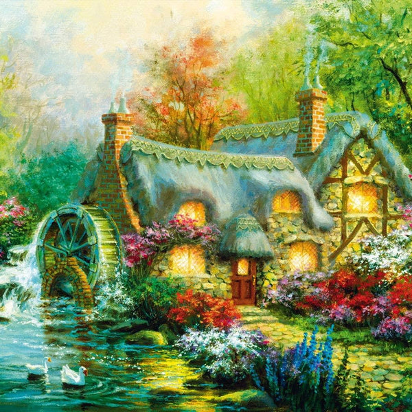 Bluebird Country Retreat Jigsaw Puzzle (1000 Pieces)