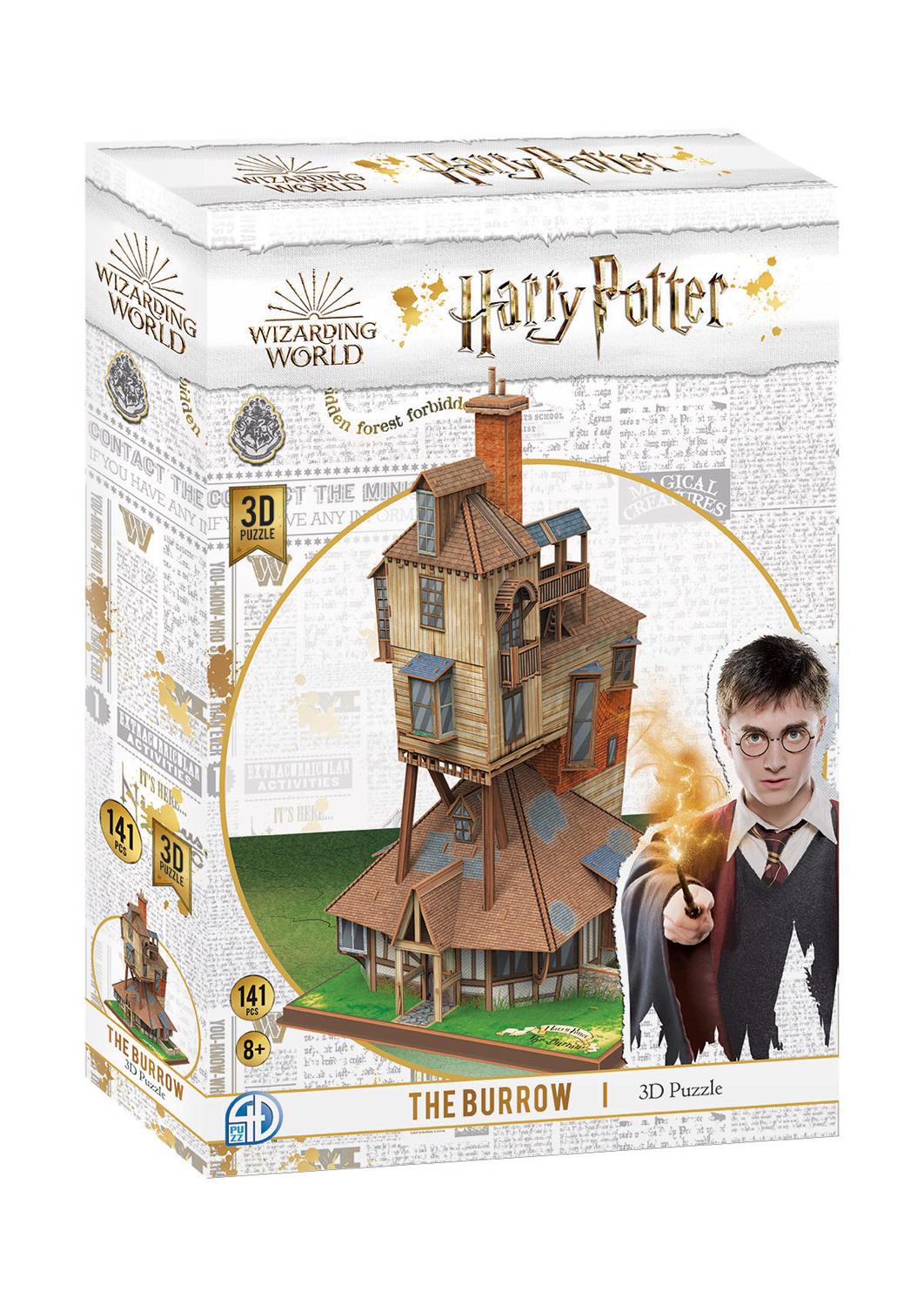 Harry Potter The Burrow 3D Model Jigsaw Puzzle DAMAGED BOX