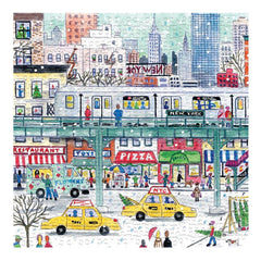 Galison New York City Subway, Michael Storrings Jigsaw Puzzle (500 Pieces)