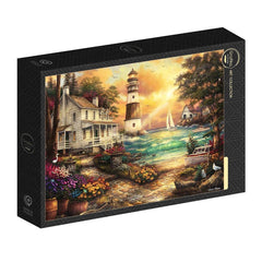 Grafika Chuck Pinson - Cottage by the Sea Jigsaw Puzzle (500 Pieces)