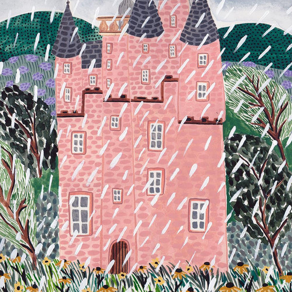 Pieces & Peace Pink Castle Jigsaw Puzzle (500 Pieces)