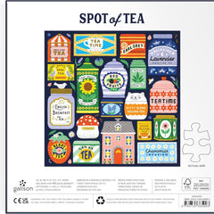 Galison Spot Of Tea Jigsaw Puzzle (500 Pieces)
