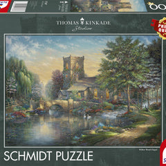Schmidt Thomas Kinkade: Willow Wood Chapel Jigsaw Puzzle (1000 Pieces) DAMAGED BOX