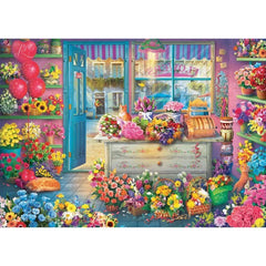 Schmidt Colourful Flower Shop Jigsaw Puzzle (1000 Pieces)