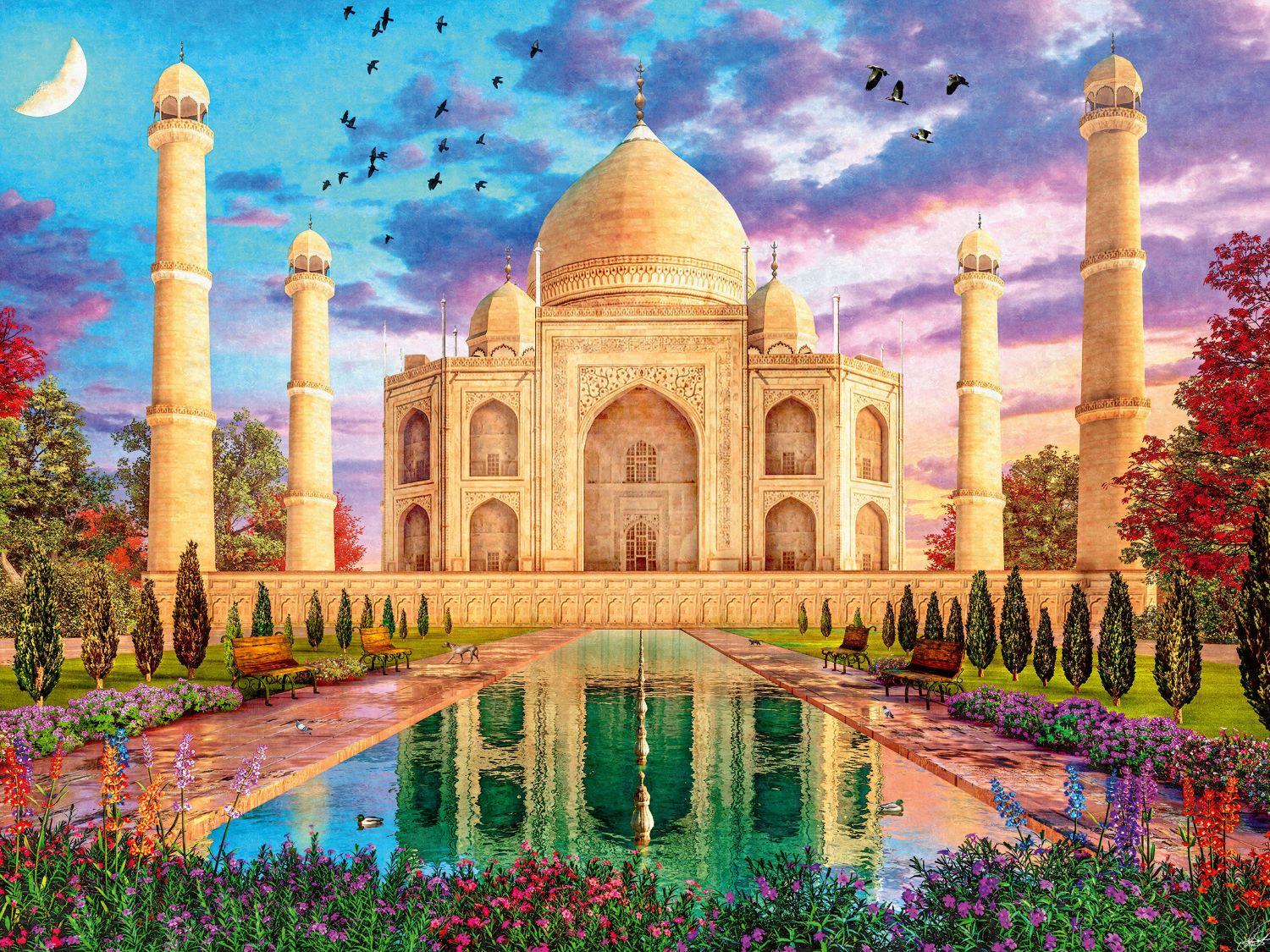 Ravensburger Enchanting Taj Mahal Jigsaw Puzzle (1500 Pieces)