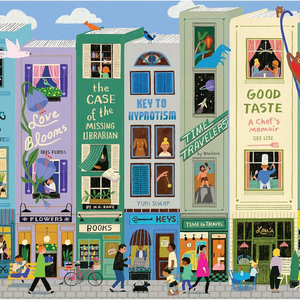 Galison Main Street Books Jigsaw Puzzle (1000 Pieces)