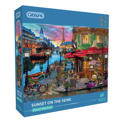 Gibsons Sunset on the Seine Jigsaw Puzzle (1000 Pieces)