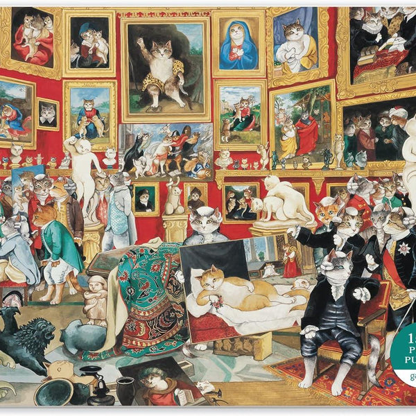 Galison Tribuna of the Uffizi Meowsterpiece of Western Art Jigsaw Puzzle (1500 Pieces)