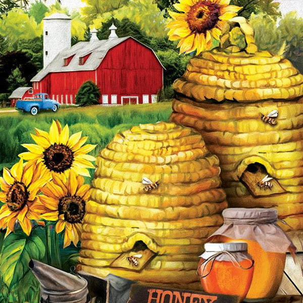Sunsout Bee Farm, Tom Wood Jigsaw Puzzle (1000 Pieces)