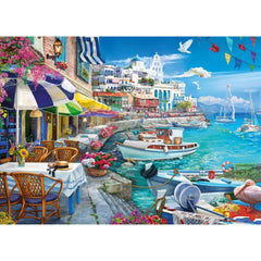 Gibsons Sun Over the White Harbour Jigsaw Puzzle (1000 Pieces)