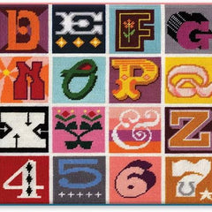 Galison Needlepoint A to Z Panorama Jigsaw Puzzle (1000 Pieces)
