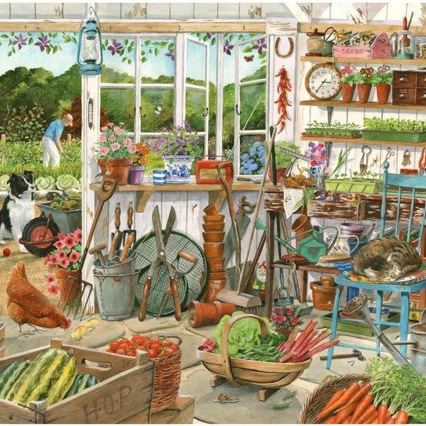 House of Puzzles Potting Shed Jigsaw Puzzle (1000 Pieces)