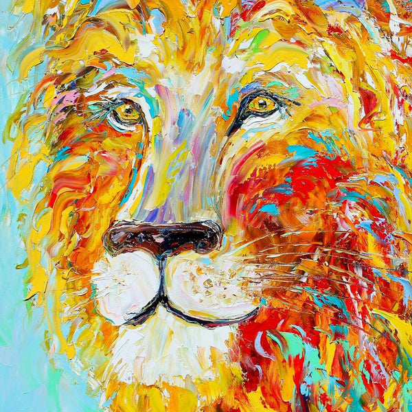 Enjoy Colorful Lion Jigsaw Puzzle (1000 Pieces)