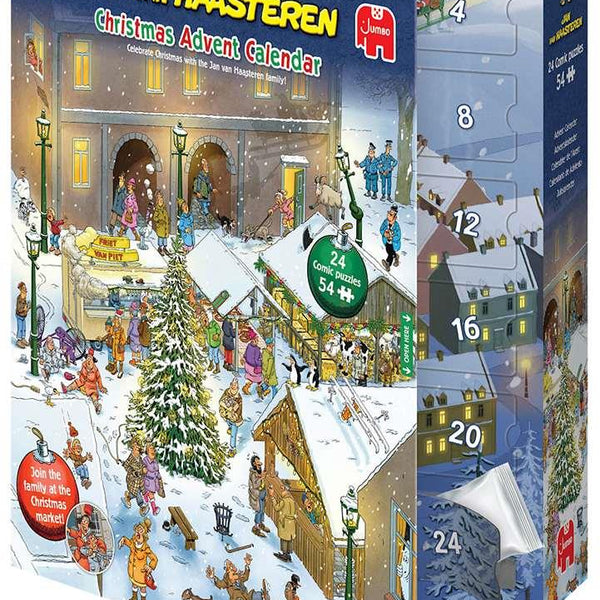 Jan Van Haasteren Christmas Advent Calendar 2026 Jigsaw Puzzle (24 x 54 Pieces)