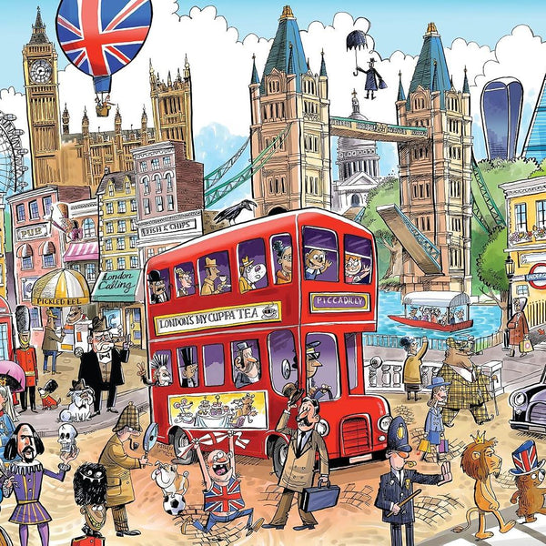 Cobble Hill Doodletown: London Calling Jigsaw Puzzle (1000 Pieces)