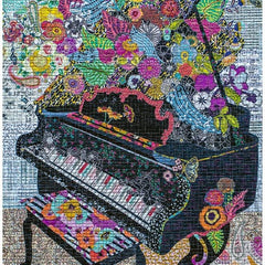 Heye Sewn Piano, Quilt Art Jigsaw Puzzle (1000 Pieces)