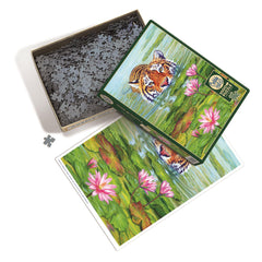 Cobble Hill Land of the Lotus Jigsaw Puzzle (1000 Pieces)