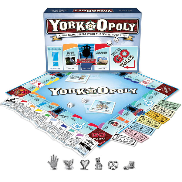 York-Opoly Board Game (US Version - York, Pennsylvania)