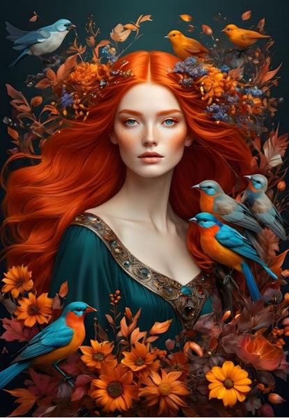 Bluebird Flora - Soul of Nature Collection Jigsaw Puzzle (1000 Pieces)