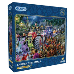 Gibsons Farmer Christmas Jigsaw Puzzle (1000 Pieces)