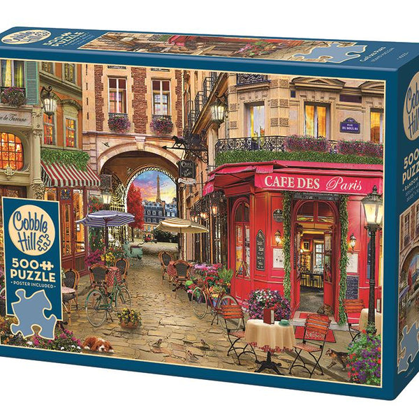 Cobble Hill Cafe des Paris Jigsaw Puzzle (500 XL Pieces)
