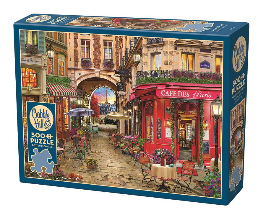 Cobble Hill Cafe des Paris Jigsaw Puzzle (500 XL Pieces)