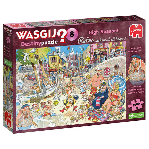 Wasgij Retro Destiny 8 High Season! Jigsaw Puzzle (1000 Pieces)