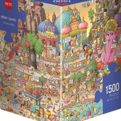 Heye Triangular Yoga Land Jigsaw Puzzle (1500 Pieces)