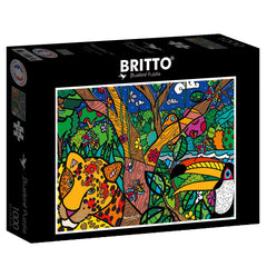 Bluebird Romero Britto - Amazon Jigsaw Puzzle (1000 Pieces) DAMAGED BOX