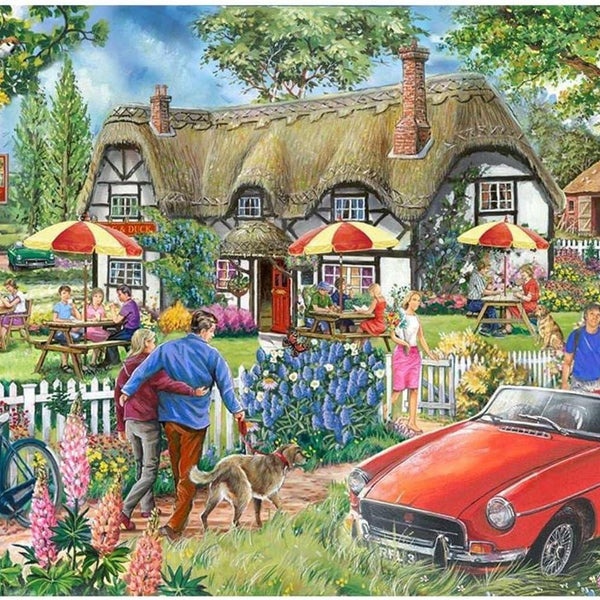 House of Puzzles Country Pub BIG Jigsaw Puzzle (500 XL Pieces)