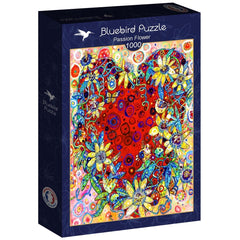 Bluebird Passion Flower Jigsaw Puzzle (1000 Pieces)