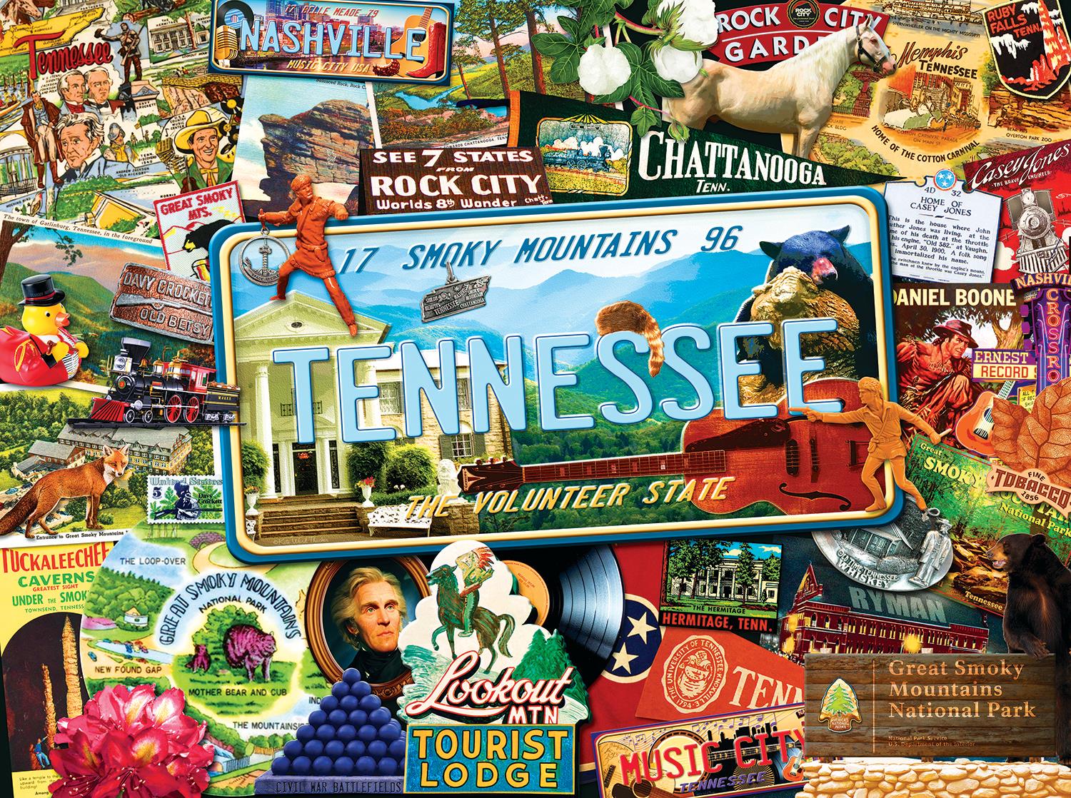 Sunsout Tennessee - Kate Ward Thacker Jigsaw Puzzle (1000 Pieces)