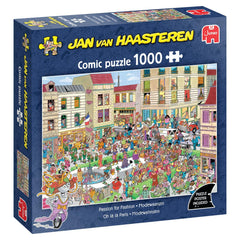 Jan Van Haasteren Passion for Fashion Jigsaw Puzzle (1000 Pieces) - EARLY OCTOBER