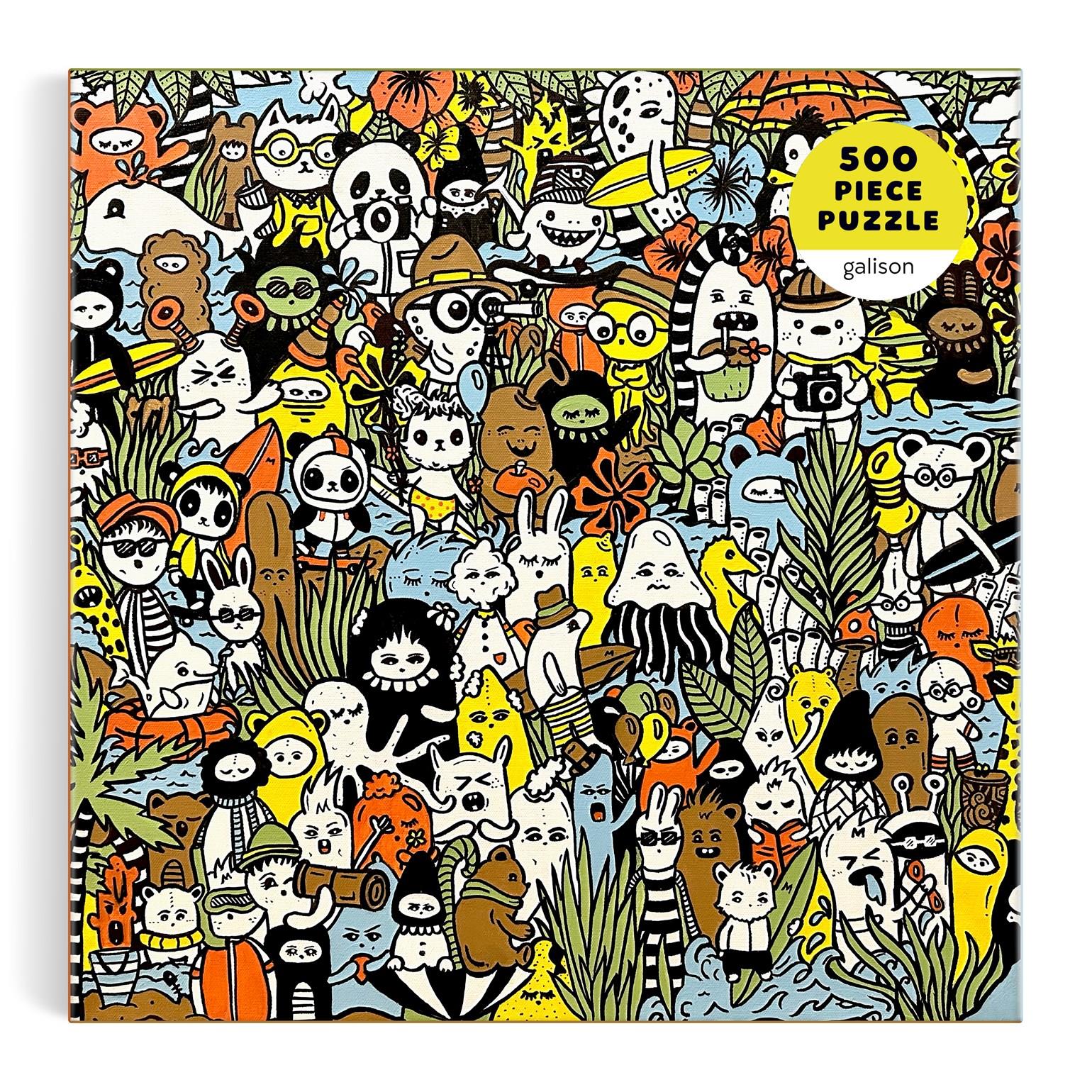 Galison Wild Nights by Barbtropolis Jigsaw Puzzle (500 Pieces)