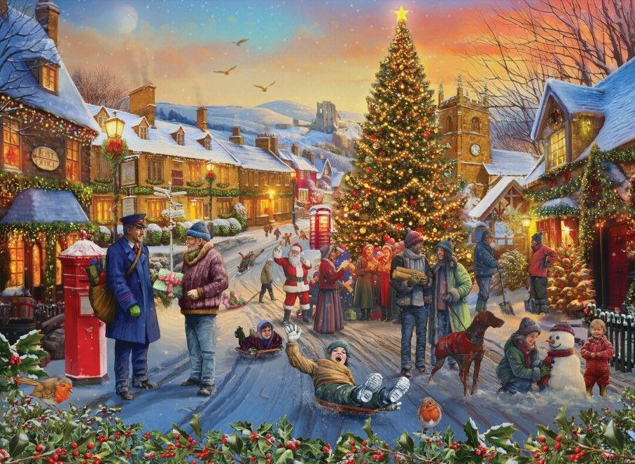 Falcon Christmas Cheer Jigsaw Puzzle (1000 Pieces) JUNE