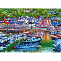 Gibsons Lyme Regis Harbour Jigsaw Puzzle (1000 Pieces) DAMAGED BOX