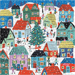Galison Christmas in the Village Jigsaw Puzzle (500 Pieces)