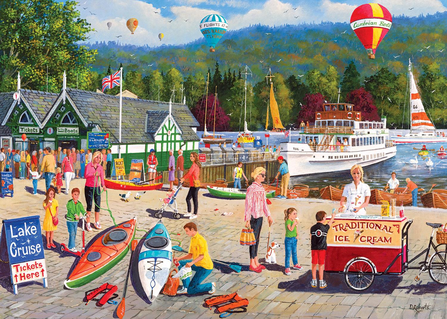 Gibsons Lake Windermere Jigsaw Puzzle (1000 Pieces)