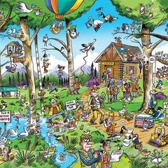 Cobble Hill Doodletown: Birdwatcher's Paradise Jigsaw Puzzle (1000 Pieces)
