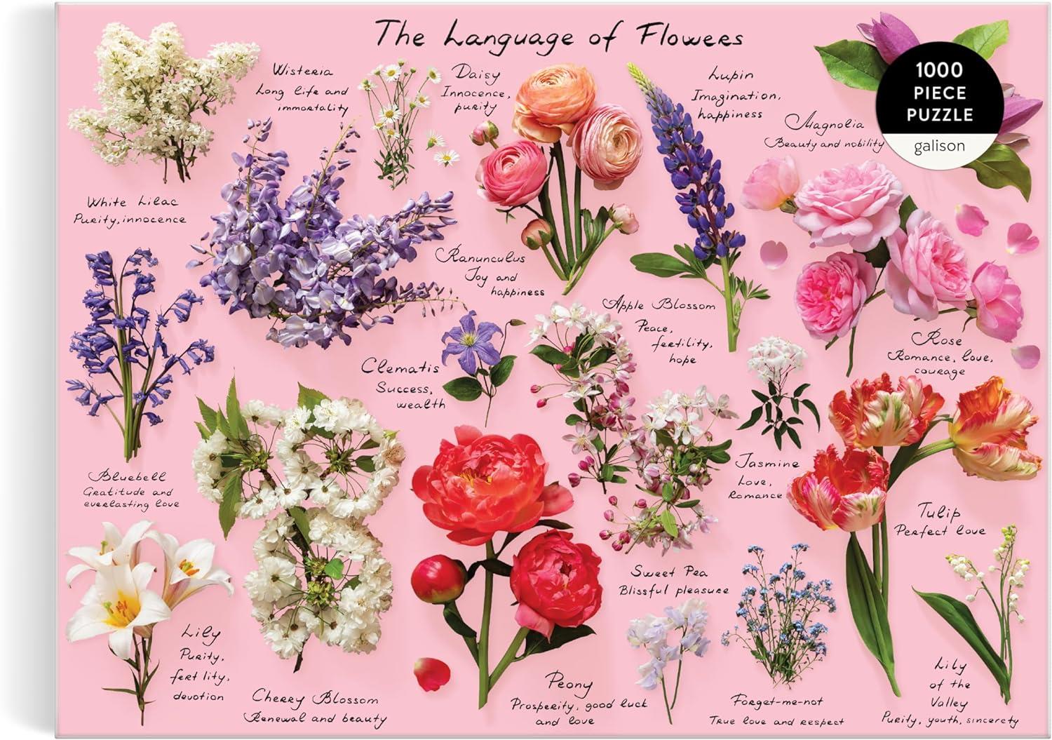 Galison Language of Flowers Jigsaw Puzzle (1000 Pieces)