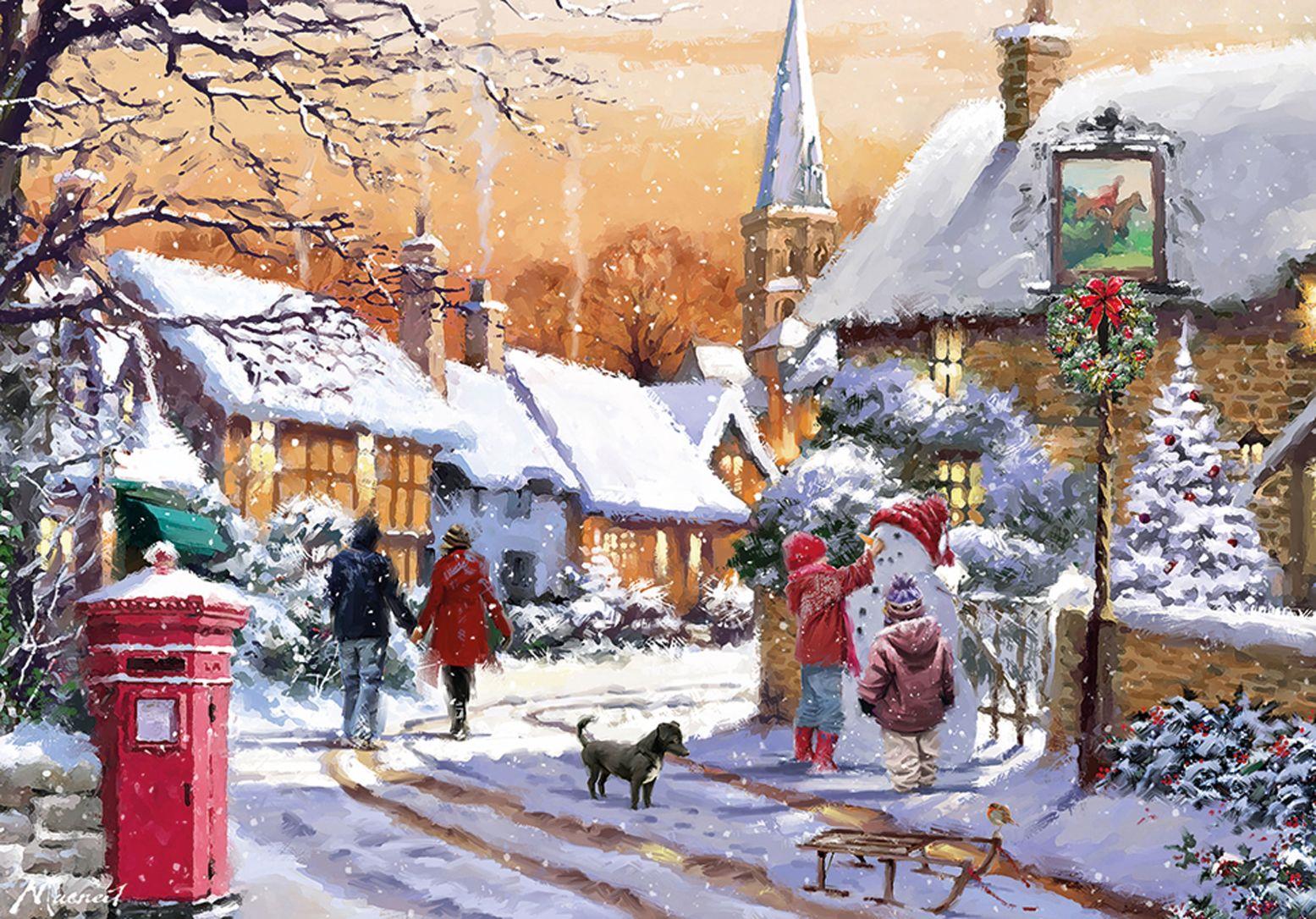 Otter House Sunset Stroll Jigsaw Puzzle (500 Pieces)