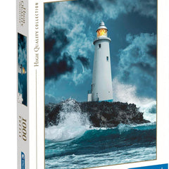 Clementoni Lighthouse In The Storm Jigsaw Puzzle (1000 Pieces)