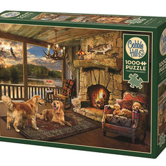Cobble Hill Lakeside Cabin Jigsaw Puzzle (1000 Pieces)