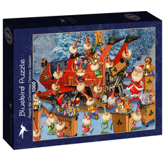 Bluebird Ready for Christmas Delivery Season Jigsaw Puzzle (1000 Pieces)