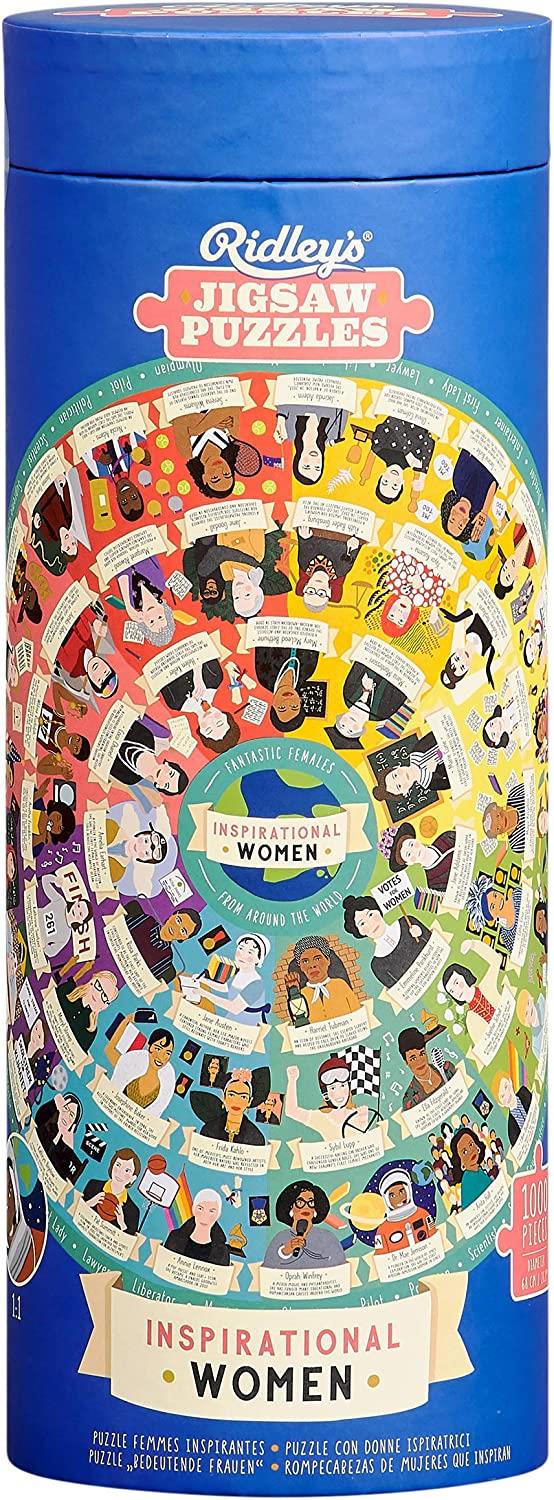 Ridley's Inspirational Women Circular Jigsaw Puzzle (1000 Pieces)