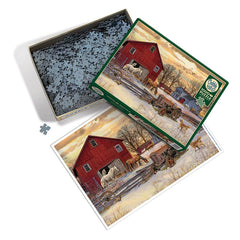 Cobble Hill Winter on the Farm Jigsaw Puzzle (1000 Pieces)