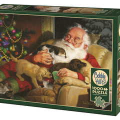 Cobble Hill Santa's Quiet Time Jigsaw Puzzle (1000 Pieces)
