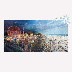 Galison Stephen Wilkes Day To Night Coney Island Jigsaw Puzzle (1500 Pieces)