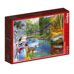 Alipson Season Transitions Jigsaw Puzzle (1000 Pieces)