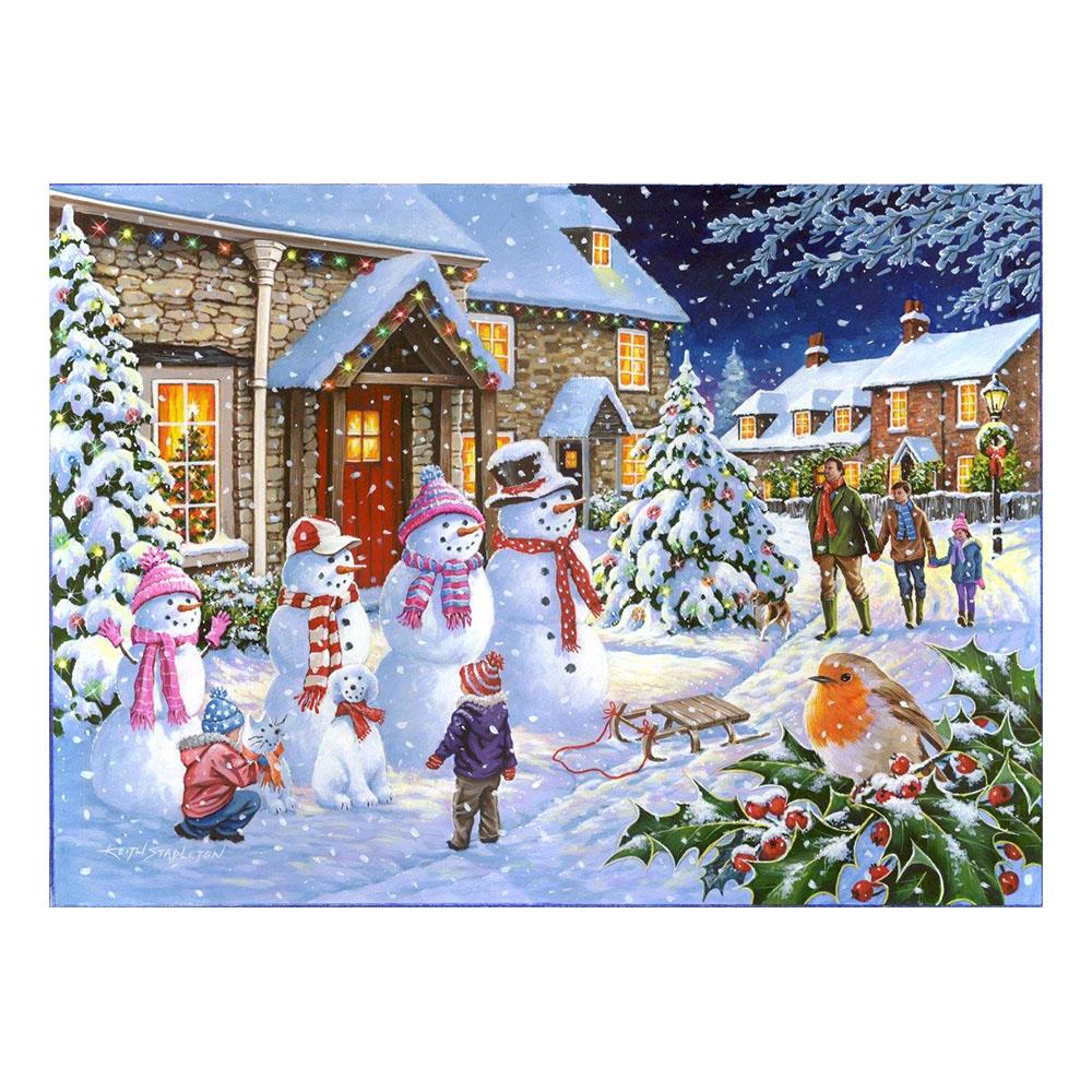 House of Puzzles Snow Family BIG Jigsaw Puzzle (250 XL Pieces)